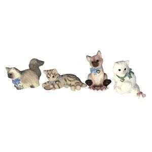 Enesco Priscilla Hillman Persian Siamese Domesetic Shorthair & Himalayan Cat Fig